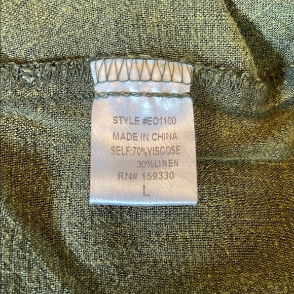 Heyson Double Breasted Lightweight Trench Coat - Size L - Picture 4 of 5